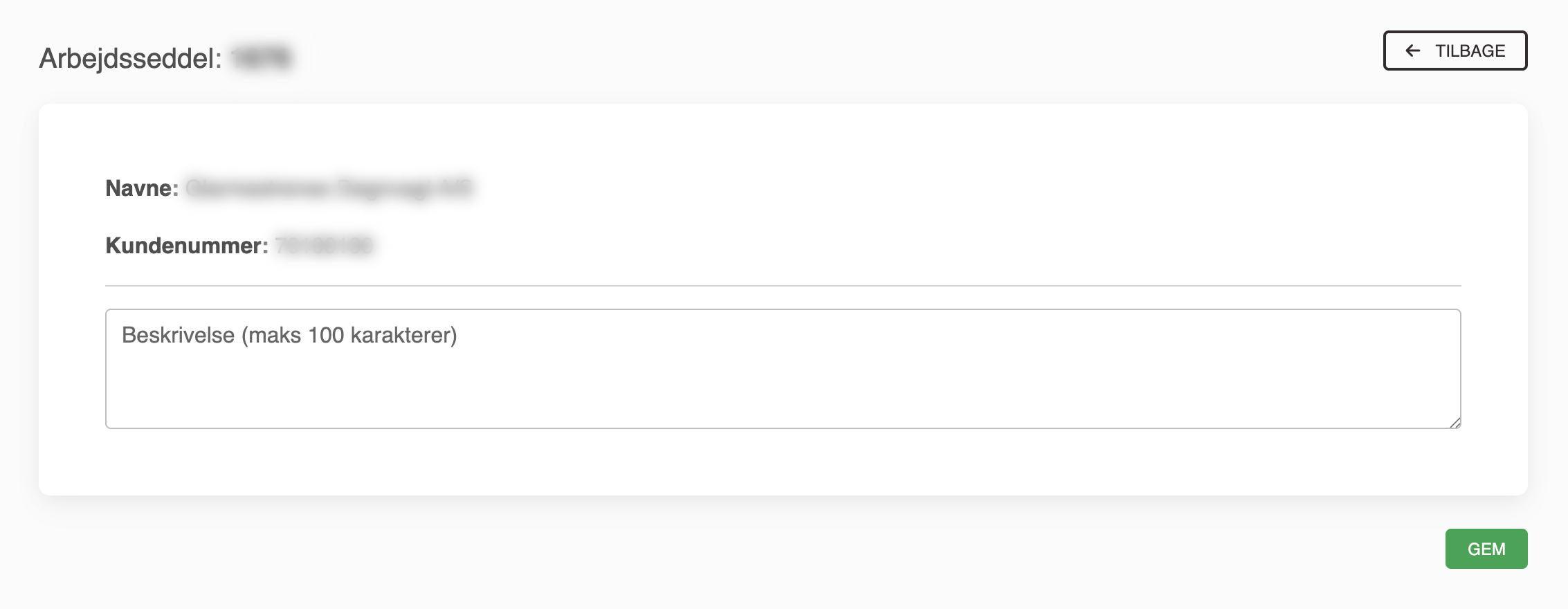 Siden Tilføj skjult tekst