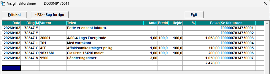 værktøjslinje