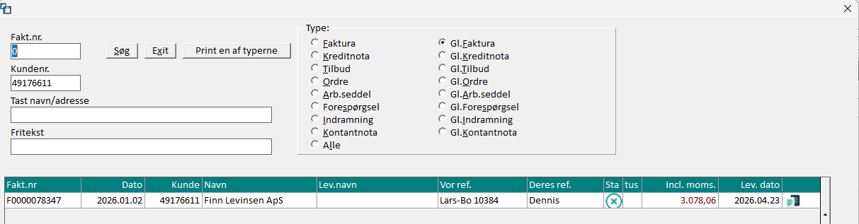 værktøjslinje