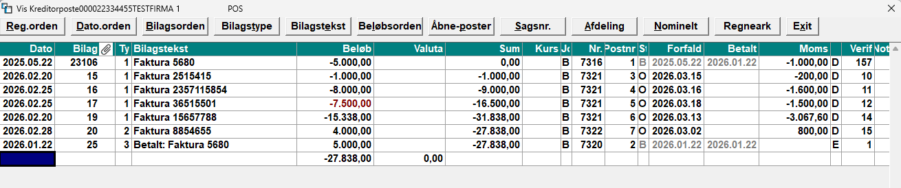 værktøjslinje