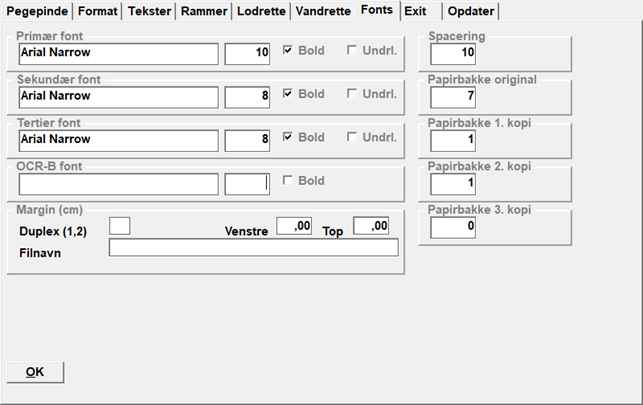 Oversigt over layout systemet