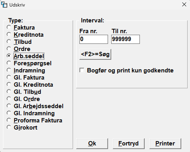 værktøjslinje